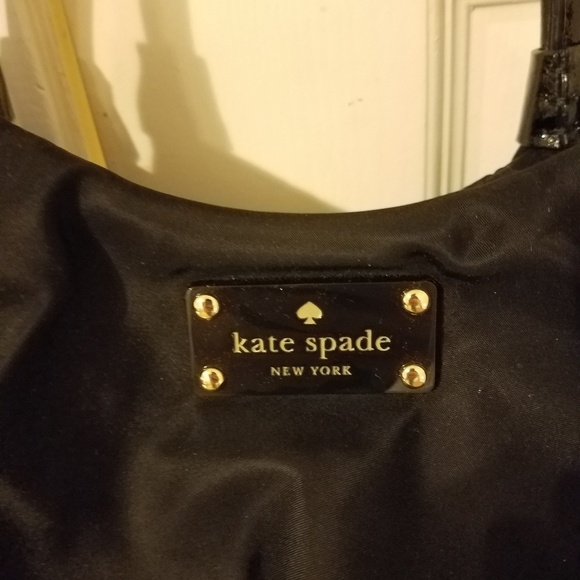 Kate Spade black satchel purse - Picture 2 of 5